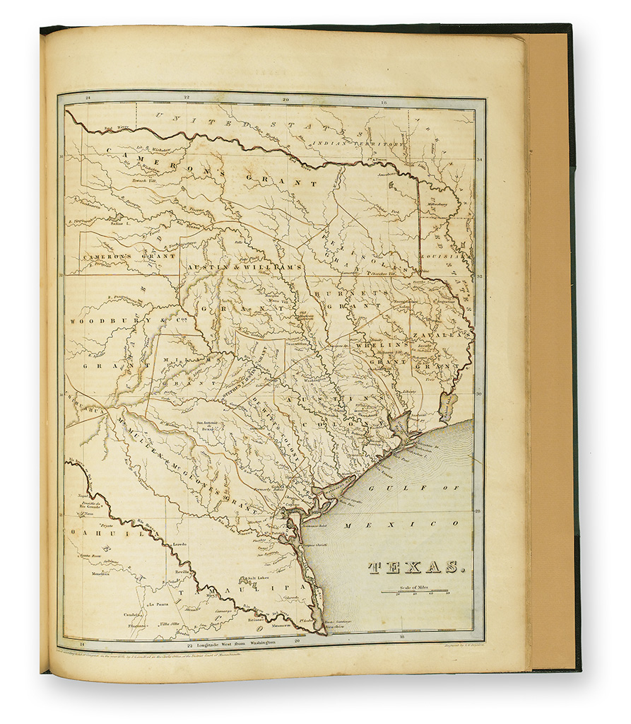 BRADFORD, THOMAS GAMALIEL. An Illustrated Atlas. . . of the United States.